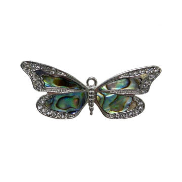 Craft Butterfly Abalone Pendant for Jewelry Marking